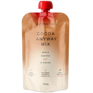 НУТРИНО ЛАБ Пюре микс от плодове Ябълка , Банан, Овес и Какао 180 гр.