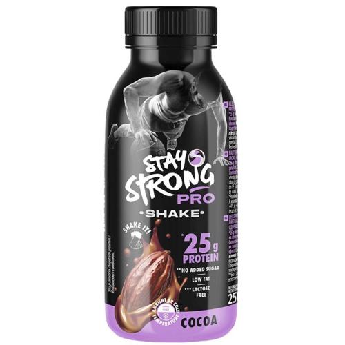 Млечен шейк протеинов без лактоза, с вкус какао  Stay Stong PRO 250ml