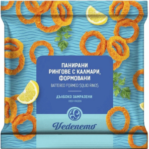 ПАНИРАНИ КАЛМАРЕНИ РИНГОВЕ VEDENEMO 400ГР.