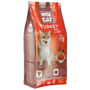 УАЙС КЕТ 0.400 С ПУЙКА И ЧЕРЕН ДРОБ - ПЪЛНОЦЕННА СУХА ГРАНУЛИРАНА ХРАНА ЗА КОТКИ В ЗРЯЛА ВЪЗРАСТ