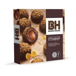 ПЕТИФУРИ BAKER HOUSE 0.225 ПЪЛНЕЖ ОТ КАРАМЕЛ И ПОРТОКАЛ
