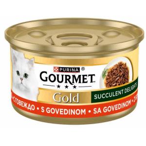 ГУРМЕТ ГОЛД 85G СУКУЛЕНТ ДИЛАЙТ ГОВЕЖДО