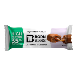BORN WINNER ПРОТЕИНОВ БАР ПЪЛНЕЖ CHOCOLATE AND CARAMEL 0.057