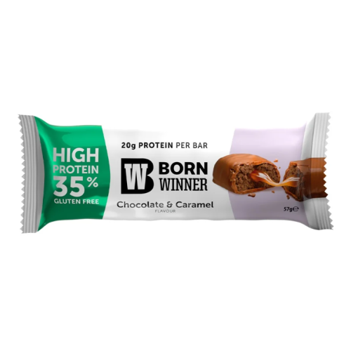 BORN WINNER ПРОТЕИНОВ БАР ПЪЛНЕЖ CHOCOLATE AND CARAMEL 0.057