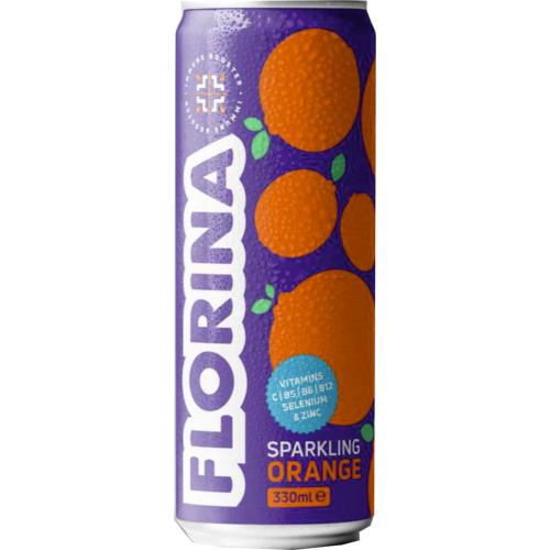 ФЛОРИНА 0.330 ПОРТОКАЛ С ВИТАМИНИ И МИНЕРАЛИ КЕН ГАЗИРАНА