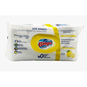 БИНГО SURFACE CLEANING TOWELS 96бр LEMON