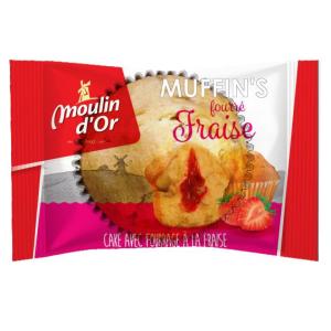 МЪФИН MOULIN DOR 0.055 С ПЪЛНЕЖ ОТ ЯГОДОВ КОНФИТЮР