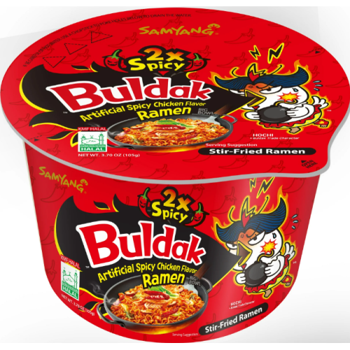 РАМЕН BULDAK 0.105 С ИЗКЛЮЧИТЕЛНО ЛЮТО С ВКУС НА ПИЛЕ