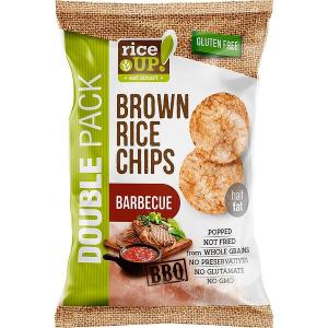 RICE UP ПЪЛНОЗЪРНЕСТ ОРИЗОВ ЧИПС БАРБЕКЮ 120G