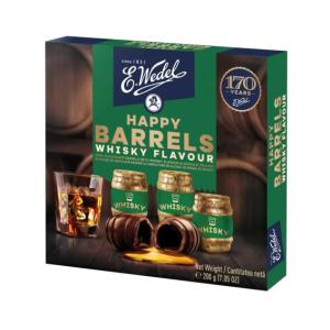 ШБ БАРЕЛКИ ТЪМНА 0.200 С ПЪЛНЕЖ УИСКИ