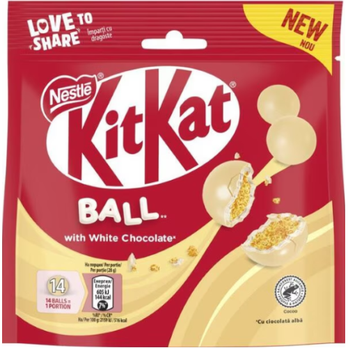 КИТ КАТ BALL БЯЛ ШОКОЛАД 15x140g