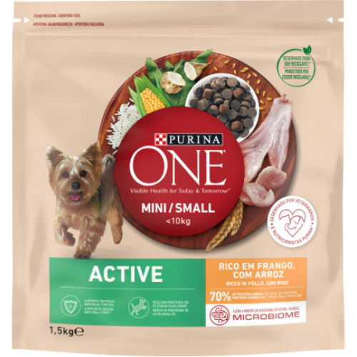 ONE MINI КУЧЕ АКТИВ ПИЛЕ И ОРИЗ 6x1.5кг