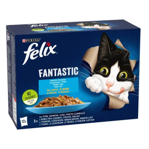 ФЕЛИКС ФАНТАСТИК КОТКА РИБА ГРИЛ 6(12x85г)