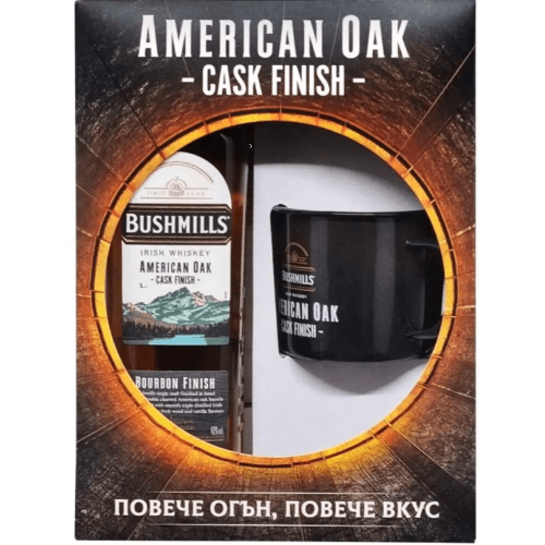 УИСКИ БУШМИЛС БЪРБЪН КАСК С ЧАША 22 0.700