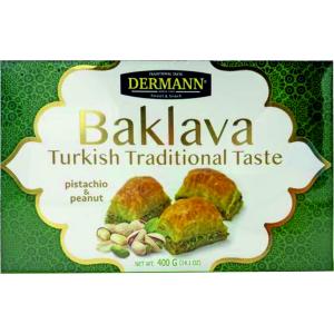 БАКЛАВА С ШАМ ФЪСТЪК 400гр.