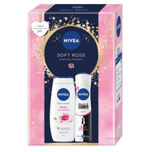 КОМПЛЕКТ НИВЕА SOFT ROSE ДГ 0.250МЛ+ДЕО 150МЛ