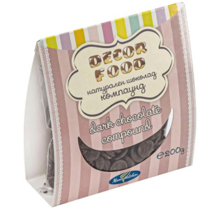 НАТУРАЛЕН ШОКОЛАД 0.200 DECOR FOOD