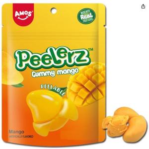 ЖЕЛИРАНИ Б-НИ AMOS 4D FRUIT PEELERZ GUMMY МАНГО 65Г