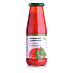 ХАРМОНИКА БИО ПАСИРАНИ ДОМАТИ С БОСИЛЕК 0.680