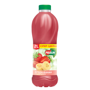 ПРИСАН ПЛОДОВА НАПИТКА 2л ЯГОДА БАНАН СУПЕР СДЕЛКА