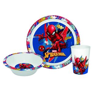ДЕТСКИ КОМПЛЕКТ ЗА ЗАКУСКА 3 ЧАСТИ - SPIDER MAN