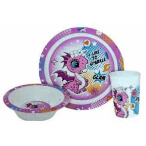 ДЕТСКИ КОМПЛЕКТ ЗА ЗАКУСКА 3 ЧАСТИ - DRAGONANA