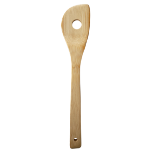 BRIO BAMBOO-ШПАТУЛА С ОТВОР-БАМБУК-30Х6СМ