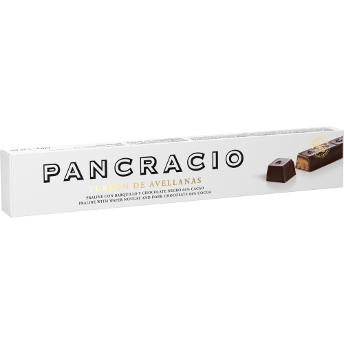 ПРАЛИНИ С ВАФЛЕНИ КОРИ 0.100 HAZELNUT PRALINE COATED IN OUR 64пр DARK CHOCOLATE