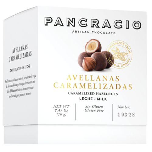 Б-НИ PANCRACIO 0.070 MINI BOX CARAMELIZED HAZELNUTS