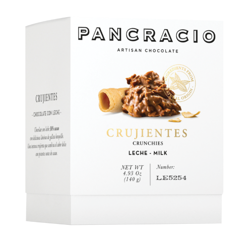 Б-НИ PANCRACIO 0.140 CRUNCHIES - MILK CHOCOLATE