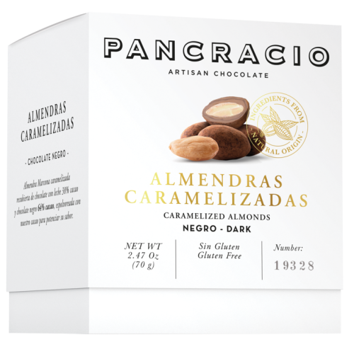Б-НИ PANCRACIO 0.070 MINI BOX 70 CARAMELIZED ALMONDS