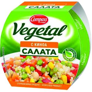 КОМПАС ВЕГЕТАЛ САЛАТА С КИНОА 0.160