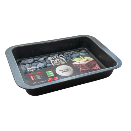 БРИО BLACK STONE-ТАВА ЗА ПЕЧЕНЕ 36,5Х24,5Х5,5 СМ