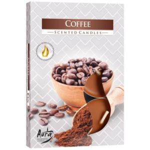 АРОМАТНИ ЧАЕНИ СВЕЩИ 6бр КАФЕ 75гр