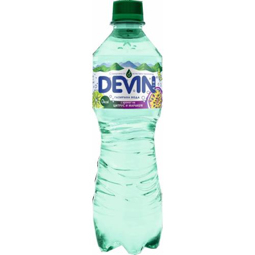 ГАЗ. ВОДА ДЕВИН 0.500 ЦИТРУС И МАРАКУЯ