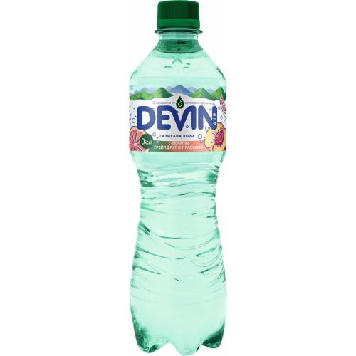 ГАЗ. ВОДА ДЕВИН 0.500 ГРЕЙПФРУТ И ПРАСКОВА