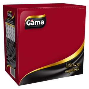 ГАМА САЛФЕТКИ LUXURY NAPKINS, ДВУПЛАСТОВИ С ЛАМИНАЦИЯ, НАСИТЕНИ ЦВЕТОВЕ