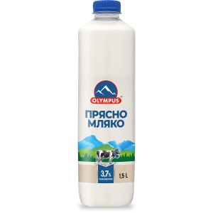 ОЛИМПУС КРАВЕ ПРЯСНО МЛЯКО 3,7% 1,5л