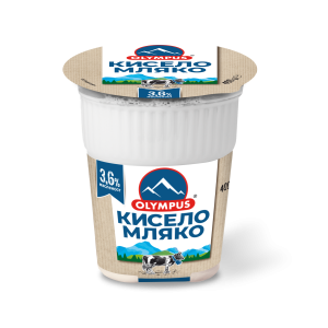 ОЛИМПУС КРАВЕ КИСЕЛО МЛЯКО 3,6% 400г