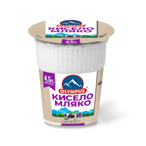 ОЛИМПУС КРАВЕ КИСЕЛО МЛЯКО 4,5% 400г