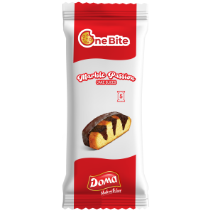 ДОМА КЕКС MARBLE 0.200 МРАМОРЕН 20пр СИРОП И КАКАОВА ГЛАЗУРА НАРЯЗАН
