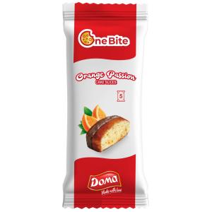 ДОМА КЕКС ORANGE 0.200 ПОРТОКАЛОВИ КОРИЧКИ И КАКАОВА ГЛАЗУРА НАРЯЗАН