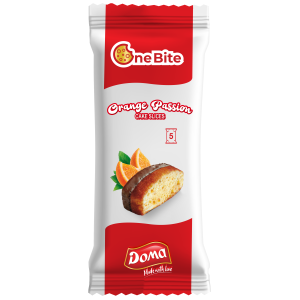 ДОМА КЕКС ORANGE 0.200 ПОРТОКАЛОВИ КОРИЧКИ И КАКАОВА ГЛАЗУРА НАРЯЗАН