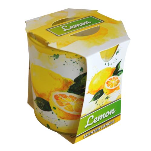 АРОМАТНА СВЕЩ В ТЯСНА ЧАША LEMON