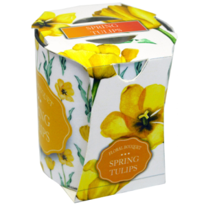 АРОМАТНА СВЕЩ В ТЯСНА ЧАША SPRING TULIPS