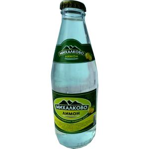 МИХАЛКОВО АРОМАТИЗИРАНА ГАЗИРАНА ВОДА 0.250 С ЛИМОН СТЪКЛО