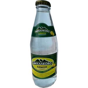 МИХАЛКОВО АРОМАТИЗИРАНА ГАЗИРАНА ВОДА 0.250 С ЛИМОН СТЪКЛО