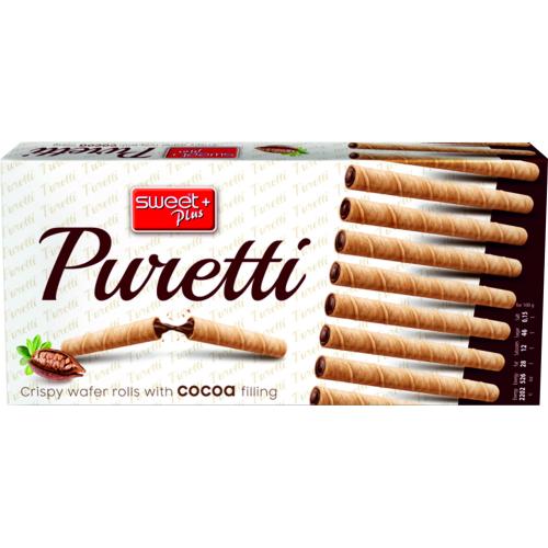 ВАФЛЕНИ ПУРИЧКИ PURETTI 0.150 С КАКАОВ ПЪЛНЕЖ