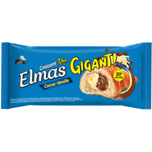 КРОАСАН ЕЛМАС ГИГАНТ 0.160 КАКАО И ВАНИЛИЯ