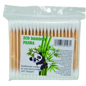 ЕКО БАМБО БАМБУКОВИ КЛЕЧКИ ЗА УШИ 100бр. ПАКЕТ